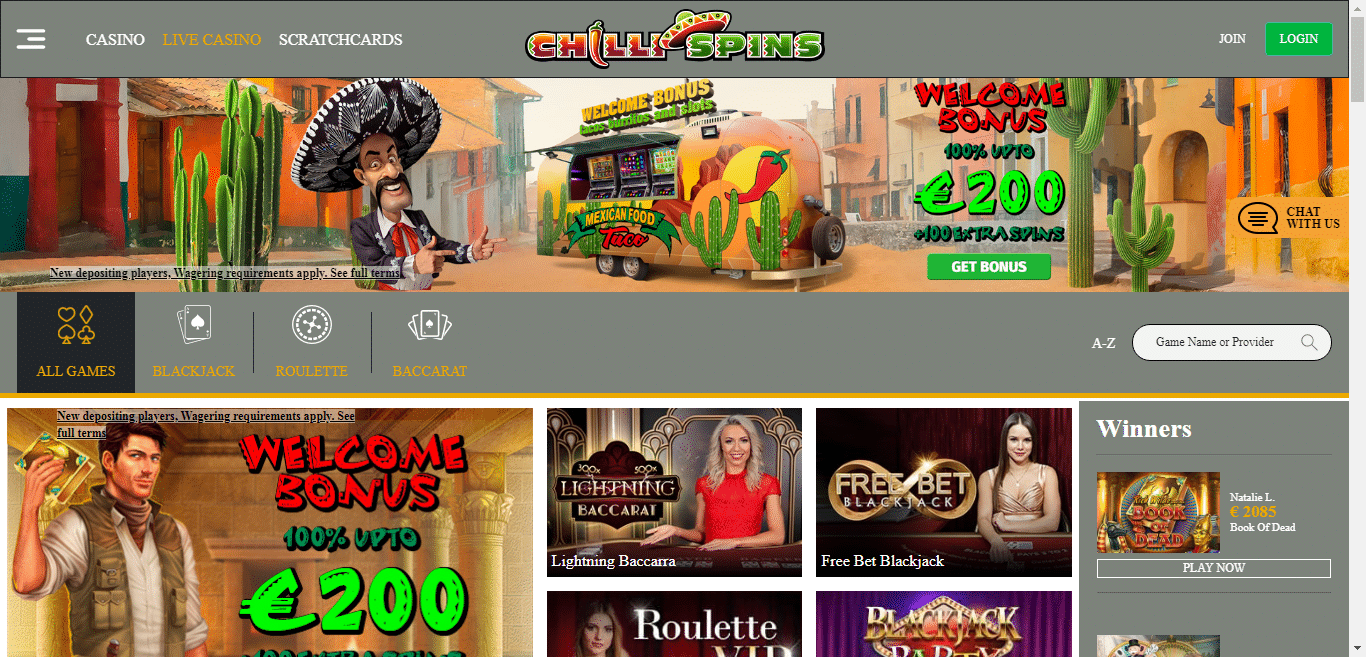 Chilli Spins Casino